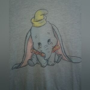 Gray Dumbo Graphic T-Shirt - XL